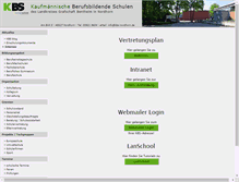 Tablet Screenshot of intranet.kbs-noh.de